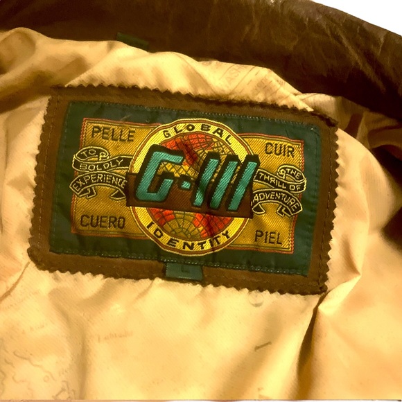 ⭐️ Vintage Global Identity G-III Leather Bomber - Picture 4 of 9